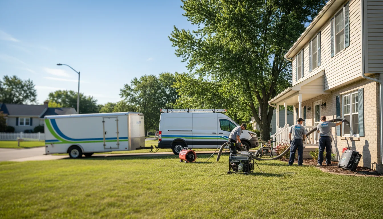Flooded Basement Restoration And Cleanup With Repair in Cameron, WI near me